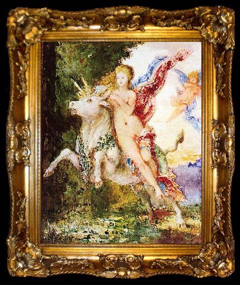 framed  Gustave Moreau Europa and the Bull, ta009-2